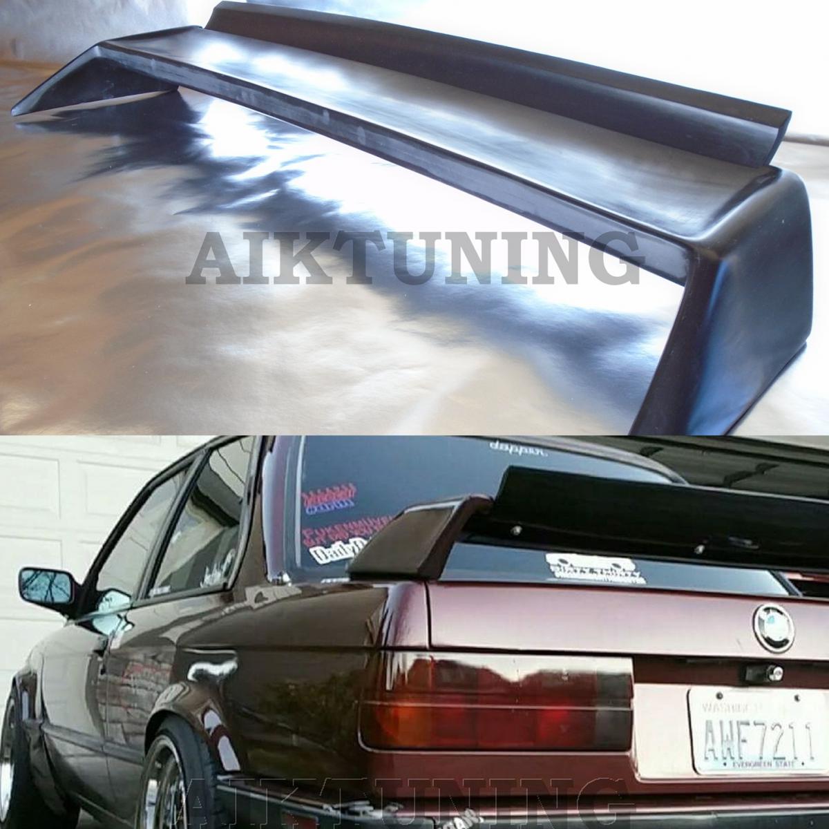 bmw e30 rear EVO M3 style trunk spoiler wing for regular e30 model boot